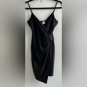 Elegant Black Strapless Dress
